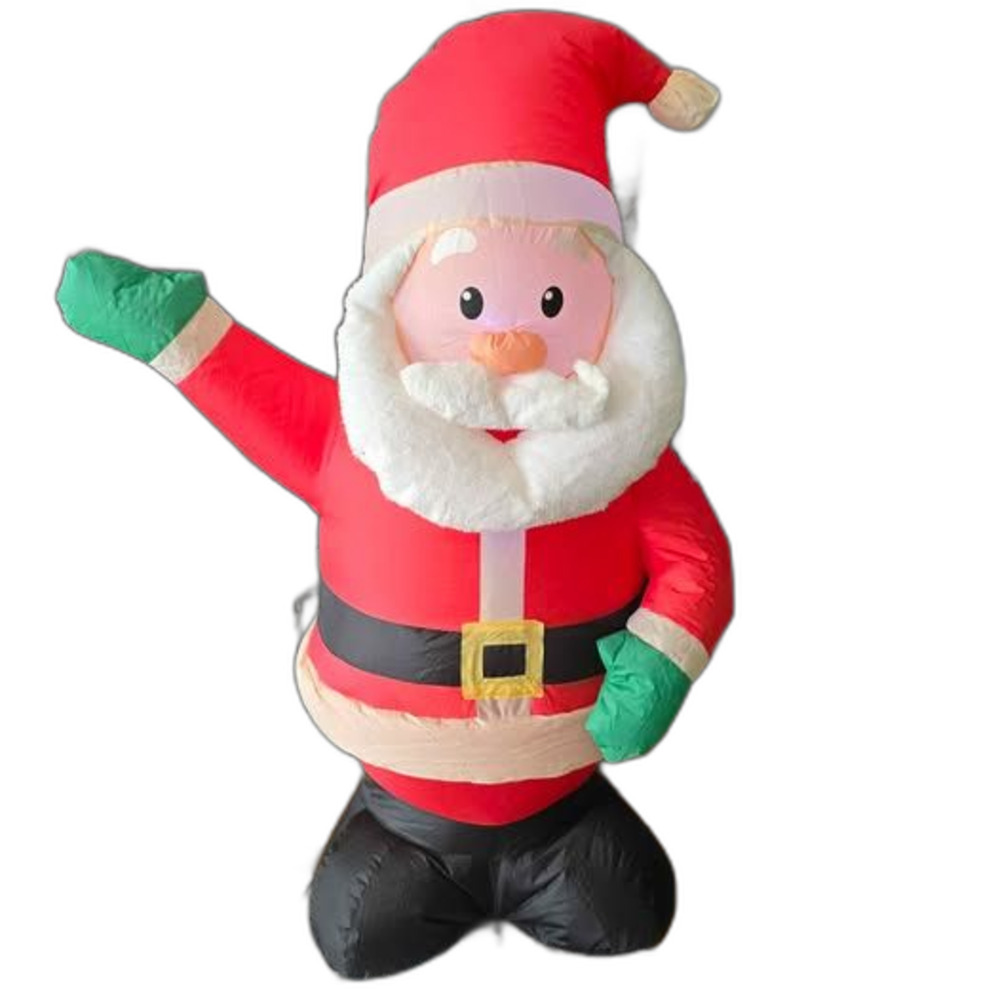 Inflatable Waving Santa Claus Christmas Decoration